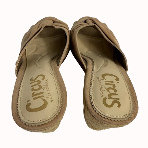 Circus Sam Edelman Bea Espadrille Wedge Bea Sandals Size 7.5 Beige Knot Summer - Picture 5 of 14